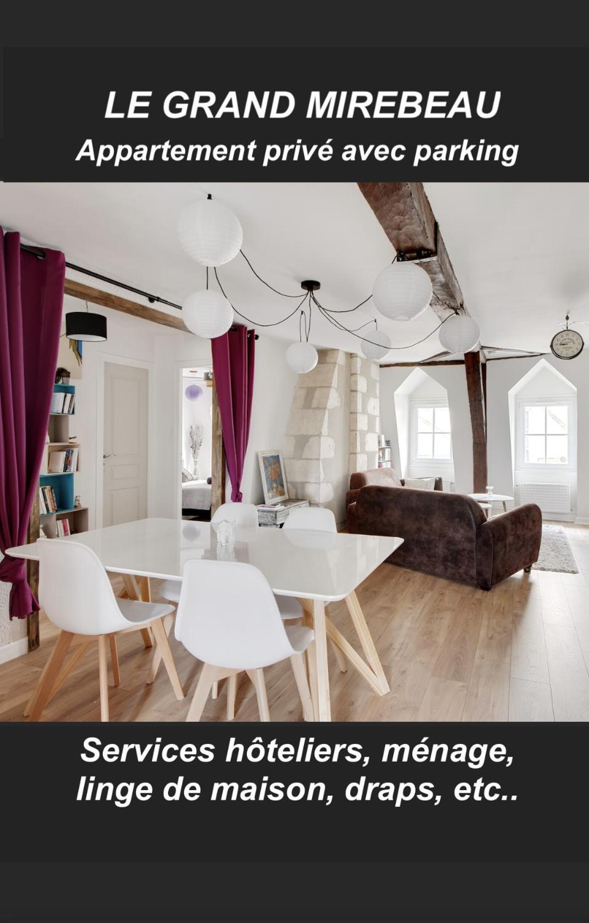 Apartament Le Grand Mirebeau - Parking Prive Bourges Zewnętrze zdjęcie